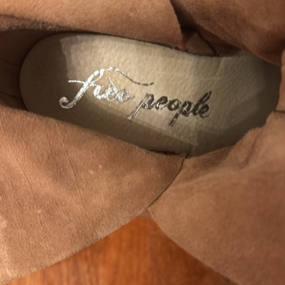 Free People Seven Wonders Ankle Boots in "Brick" (Distressed Leather) - Picture 8 of 9